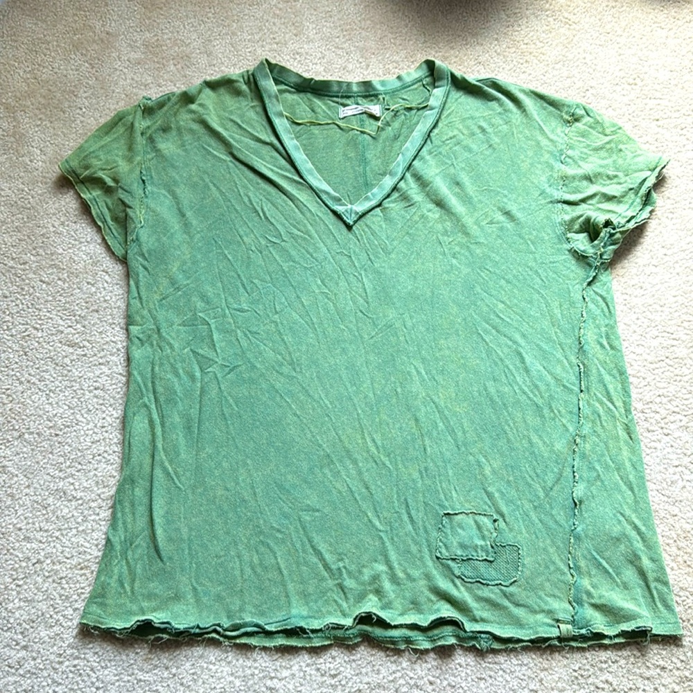 We the free distressed top